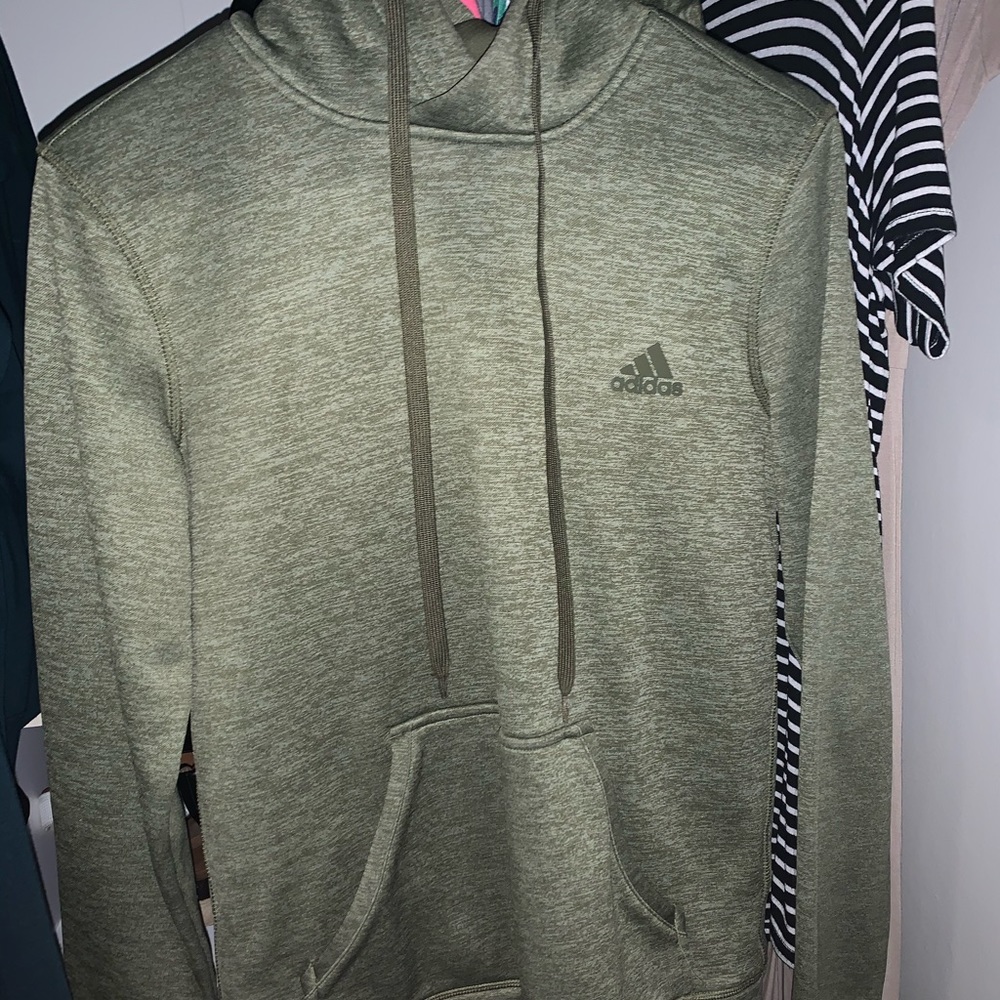 Olive Green Adidas Hoodie
